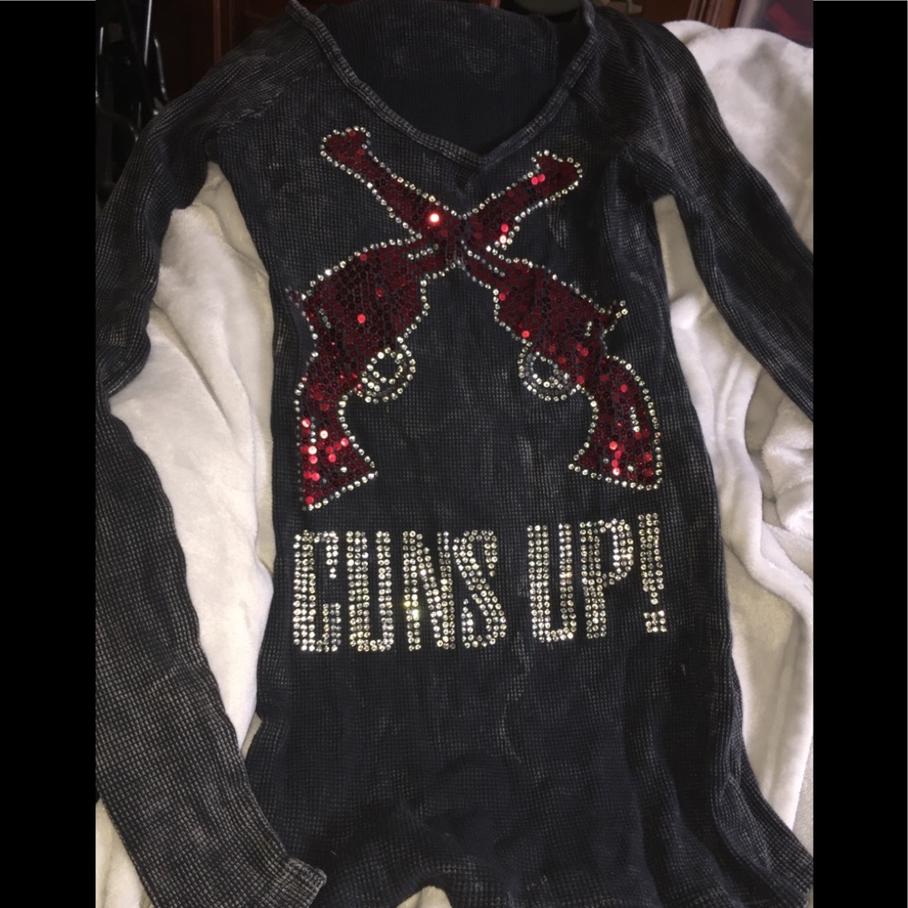 Texas tech guns up medium long sleeve shirt